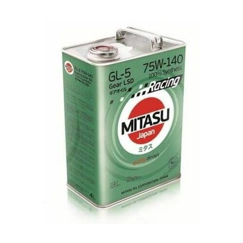Масло трансмиссионное MITASU RACING GEAR OIL GL-5 75W-140 LSD (MJ414/4)