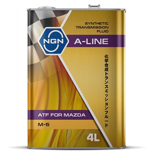 Жидкость для а/трансмиссий NGN A-LINE ATF M-5 4 л V182575201