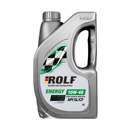 Моторное масло ROLF Energy 10W-40 Полусинтетическое 4 л 322425