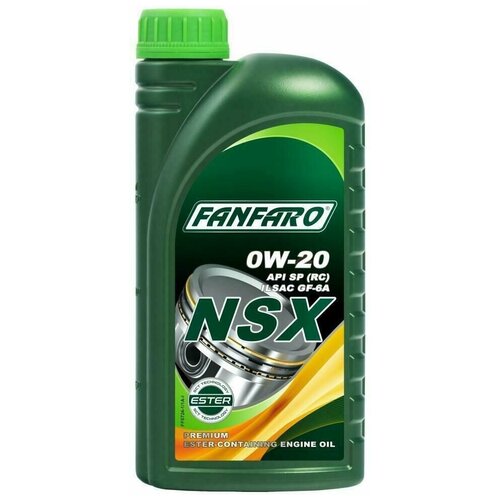 Синтетическое моторное масло FANFARO NSX 0W-20 1л