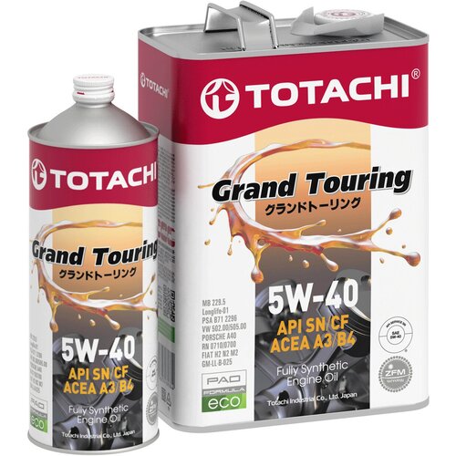 Масло моторное TOTACHI Grand Touring 5W-40 синтетика 5л