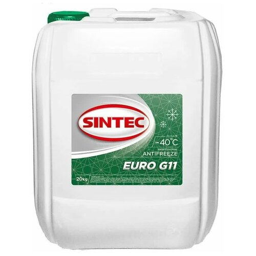 Антифриз SINTEC EURO G11 (-40) зеленый 20 кг