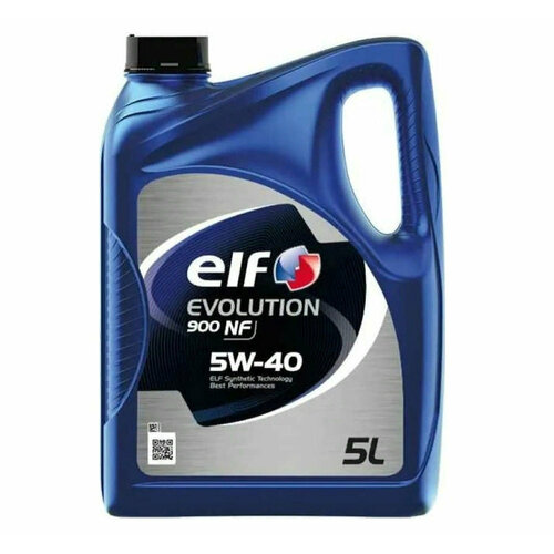 Масло моторное ELF Excellium/Evolution 900 NF 5W40, синтетика, 5 литра 213908