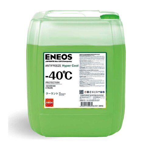 Антифриз "ENEOS" Hyper Cool (-40°С) (20 кг) зеленый