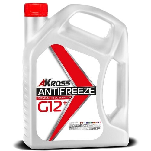 Антифриз AKross Premium G12+ -12°С красный (арт. AKS0003G12)