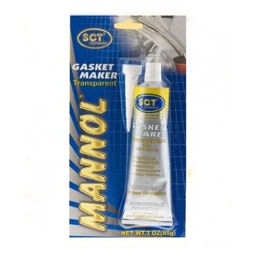 Герметик прокладка "MANNOL" 9916 Gasket Maker Trans (85 г) (прозрачный)
