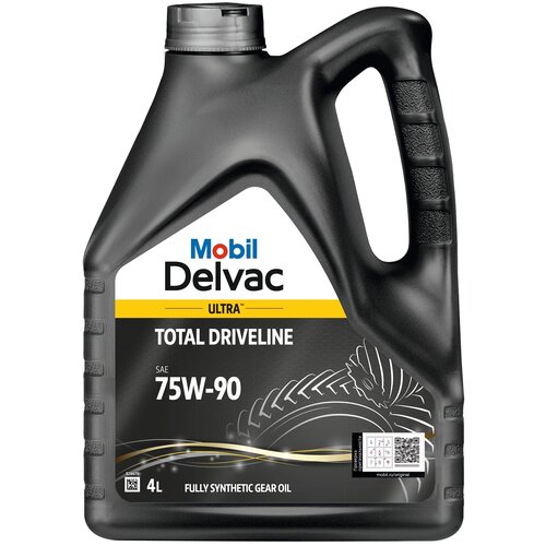 Трансмиссионное масло Mobil Delvac Ultra™ Total Driveline 75W-90 4л (155650) Франция
