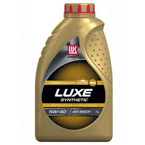 Моторное масло Лукойл (Lukoil) LUXE SYNTHETIC 5W-40 Синтетическое 1 л API SN/CF ACEA A3/B3, A3/B4