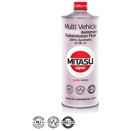 Жидкость синтетическая для АКПП MITASU PREMIUM MULTI VEHICLE ATF 100% Synthetic 1л.