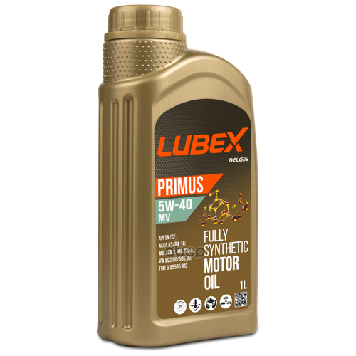 Lubex синт. мот.масло primus mv 5w-40 sncf a3b4 (1л), LUBEX L03413251201 (1 шт.)
