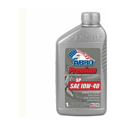 Масло моторное Premium Synthetic Blend (полусинт.) SAE 10w40 1л ABRO API SP MO-SB-10-40-SP-1L