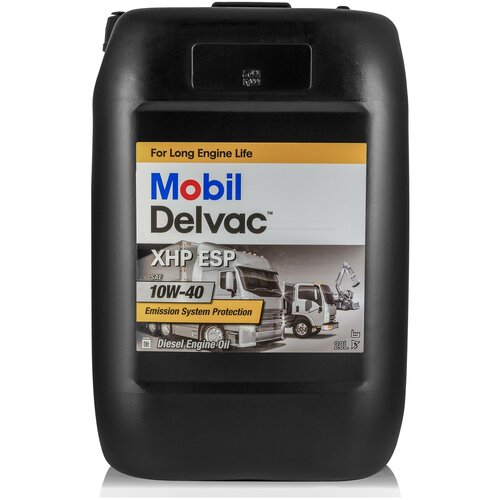 Синтетическое моторное масло MOBIL DELVAC XHP ESP, 10W-40, 20L