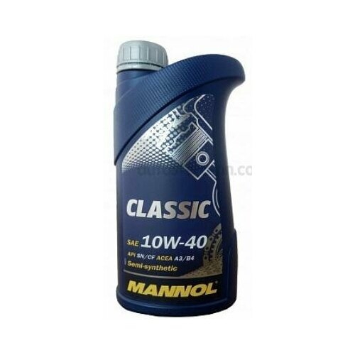 MANNOL 1100 Масло моторное 10W40 MANNOL 1л полусинтетика Classic SN/CF, A3/B4