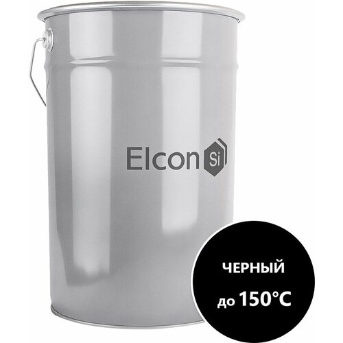 Эмаль антикоррозионная Elcon ОС-12-03 черная матовая 25 кг