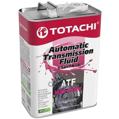 Масло Трансмиссионное Totachi Atf Multi-Vehicle 4Л (4562374691223) 20604 TOTACHI арт. 20604