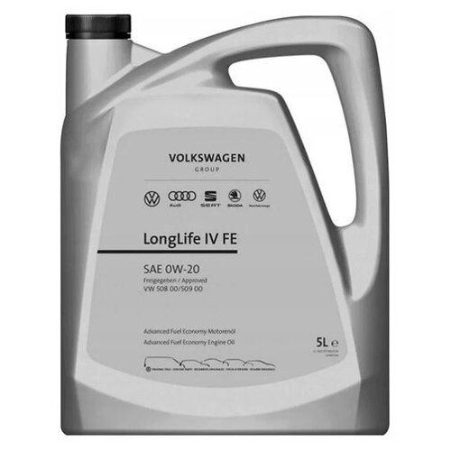 Моторное масло Volkswagen Longlife IV FE 0W-20, 5 л