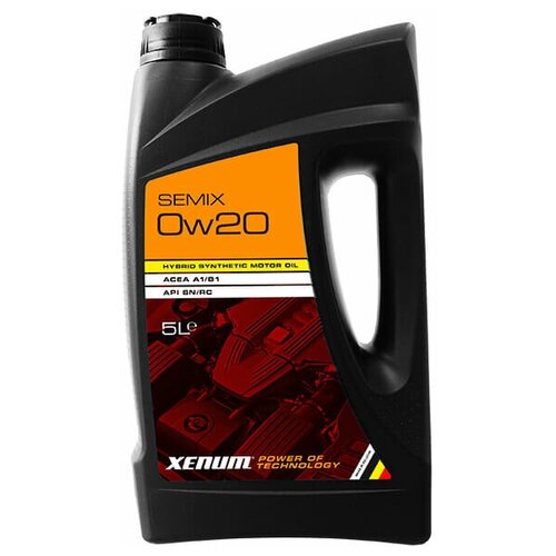 Cинтетическое моторное масло Xenum SEMIX 0W20 5л.