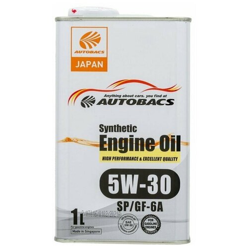 AUTOBACS Масло Моторное Synthetic 5w-30 Sp/Gf-6 1l