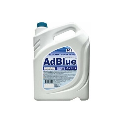 Жидкость AdBlue NIAGARA 10 л, водный раствор мочевины для систем SCR а/м Евро 4/5/6 4008000012