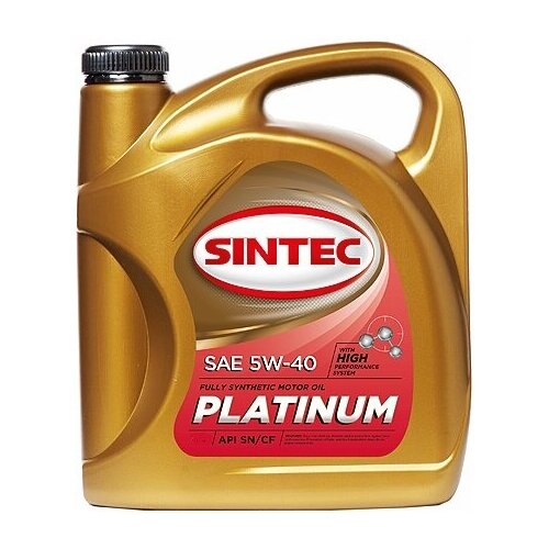 Моторное масло Sintec 5W-40 Platinum SN/CF 5л синтетическое 801994