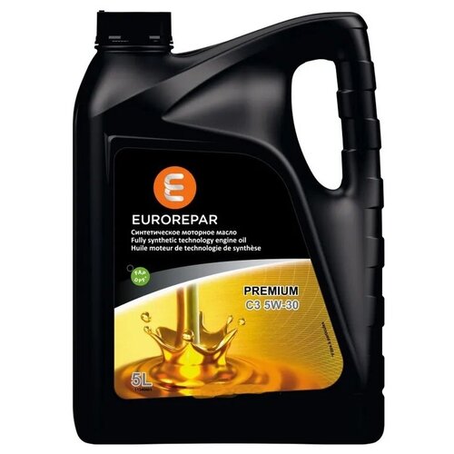 Моторное масло Eurorepar PREMIUM C3 5W-30 (Cинтетика, объем 5 л) арт. 1635764980