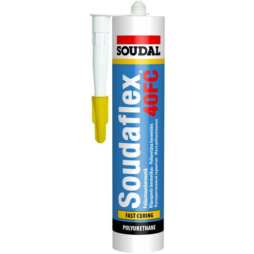 Soudal полиуретановый герметик-клей Соудафлекс 40 ФС белый 300мл уп. 12 шт 137853