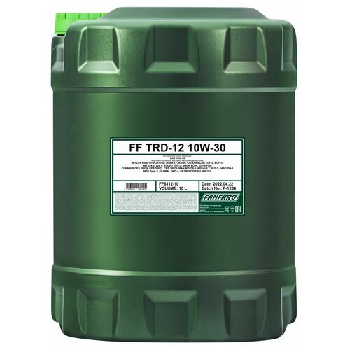 Полусинтетическое моторное масло FANFARO TRD-12 10W-30