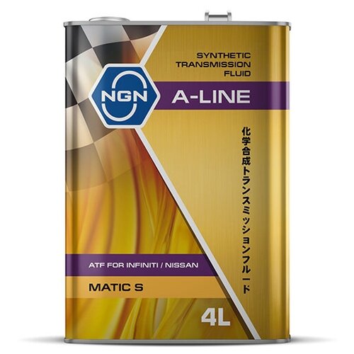 Трансмиссионное масло NGN A-Line ATF Matic S 4 л.