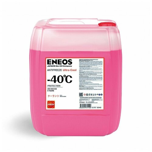 Антифриз ENEOS Antifreeze Ultra Cool -40C 20кг (pink)