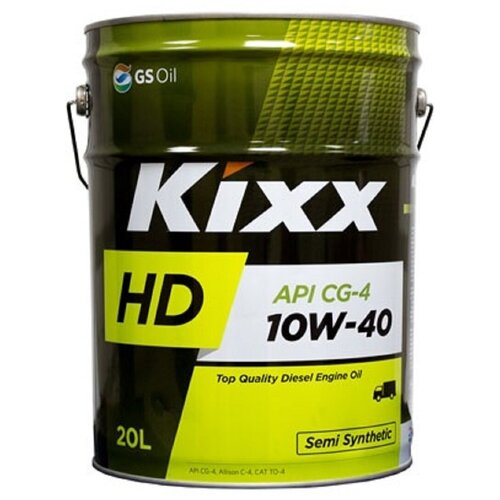 KIXX L5255P20E1 Масло моторное KIXX HD 10W-40 CG-4 полусинтетическое 20 л