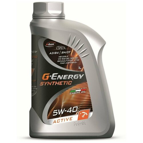 253142409 G-Energy Масло моторное G-Energy Synthetic Active 5W-40 синтетическое 1 л 253142409