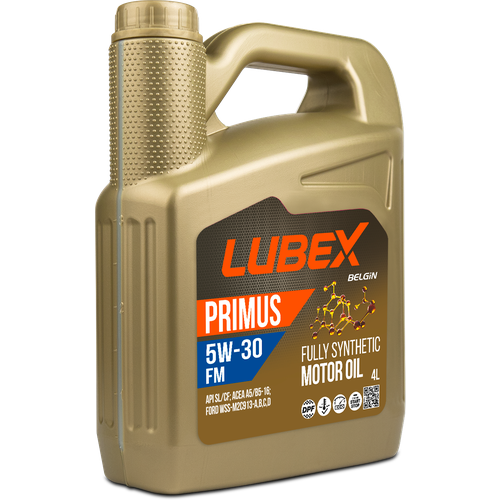L034-1315-0404 LUBEX Синтетическое моторное масло PRIMUS FM 5W-30 CF/SL A5/B5 (4л)