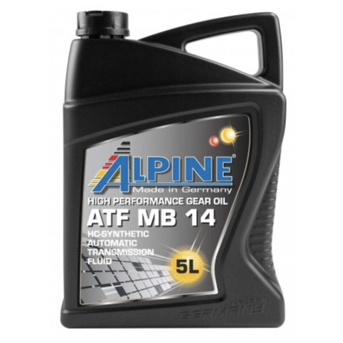 Масло для автоматических коробок переключения передач Alpine ATF MB 14 канистра 5л, арт. 0101542