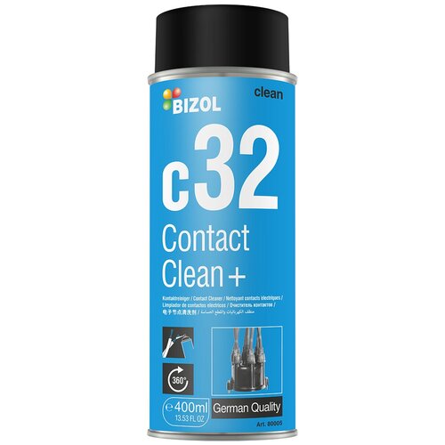80005 BIZOL Очиститель контактов Contact Clean+ c32 (0,4л)