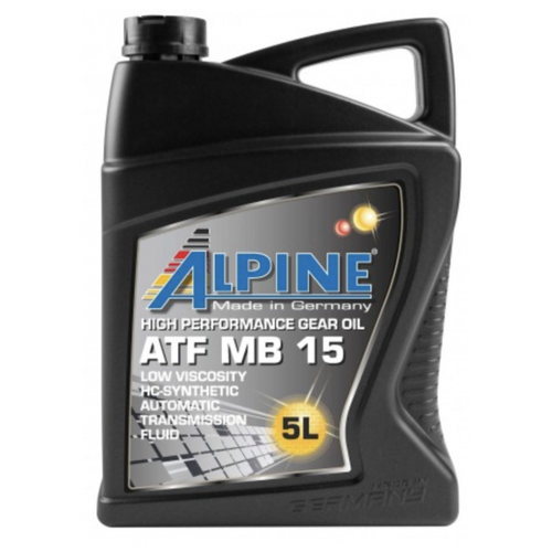 Масло для автоматических коробок переключения передач Alpine ATF MB 15 канистра 5л, арт. 0101552