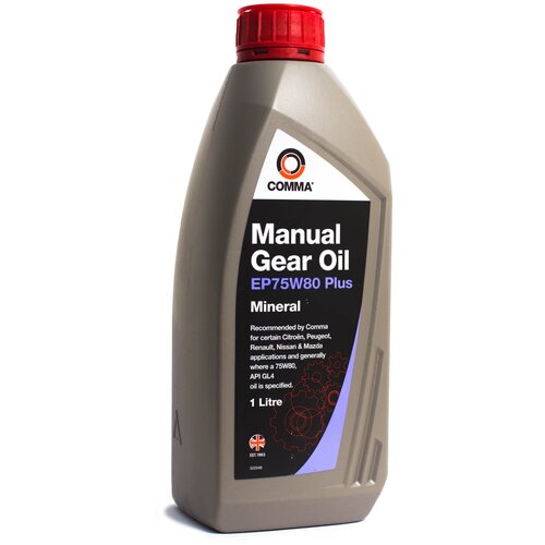 COMMA 75W80 MANUAL GEAR OIL EP PLUS (1L)_масло трансмиссионное !минеральное\ API GL-4