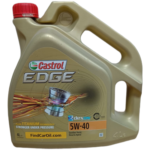 Моторное масло Castrol EDGE 5W-40 Синтетическое 4 литра