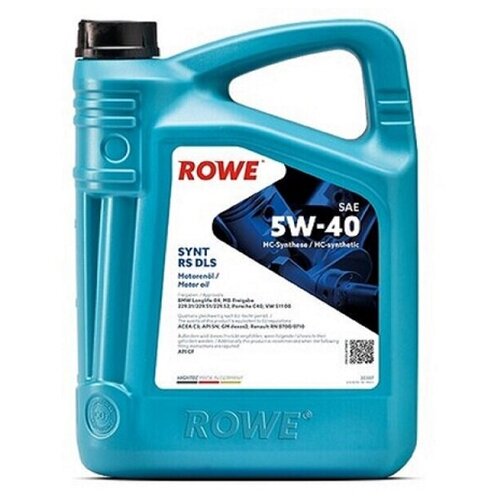 Моторное масло ROWE HIGHTEC SYNT RS DLS SAE 5W-40