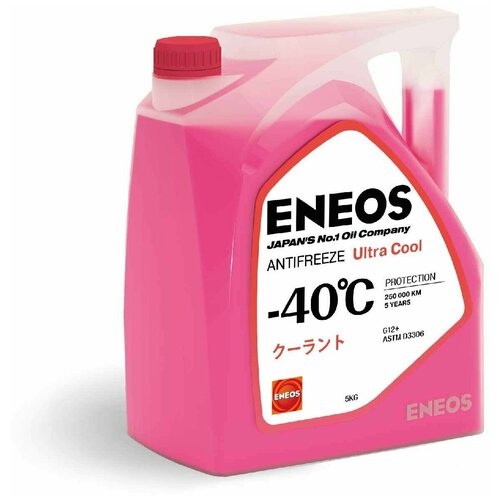 Жидкость охлаждающая низкозамерзающая ENEOS Antifreeze Ultra Cool 5кг.