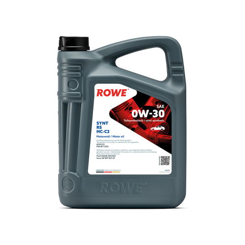 Моторное масло Rowe HIGHTEC SYNT RS SAE 0W-30 HC-C2, 5л
