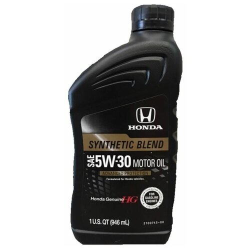 Моторное масло Honda Synthetic Blend SAE 5W30, 0.946 л