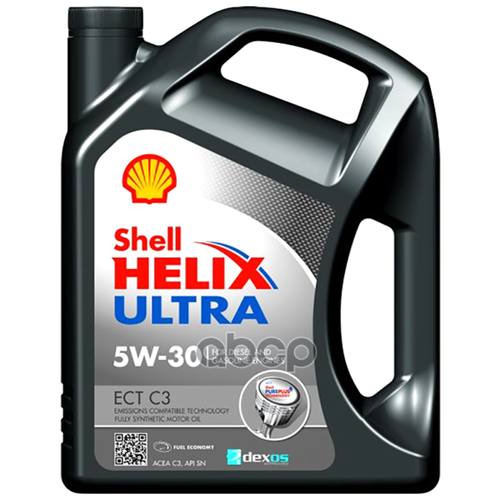 Shell Масло Моторное Синтетическое Helix Ultra Ect C3 5w-30, 4л, Европа