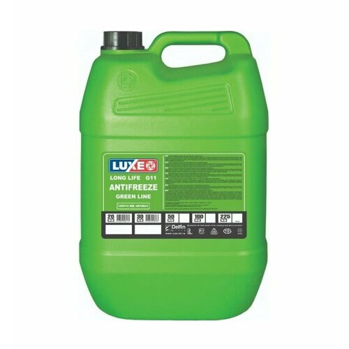 Антифриз LUXE G11 Green зеленый -40 30кг.
