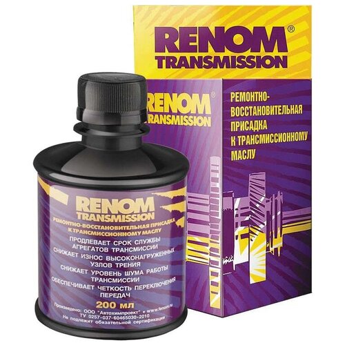 Присадка в масло Fenom ремонтно-восстановительная в трансмиссию RENOM 200мл FN765