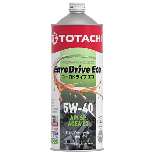 Моторное масло Totachi EURODRIVE ECO Fully Synthetic 5W-40 API SP, ACEA C3 1л E6701