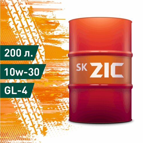 Гидравлическое масло ZIC SK UTF 65 UTTO 10w30 API GL-4 200л.