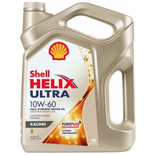 Shell Shell 10w60 (4l) Helix Ultra Racing_масло Моторное! Синт Api Sn/Cf, Acea A3/B3, A3/B4, Ferrari