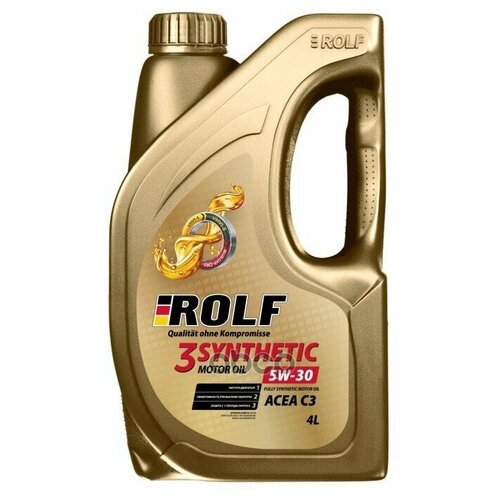 ROLF Масло Моторное Rolf 3-Synthenic 5w-30 1 Л 322617