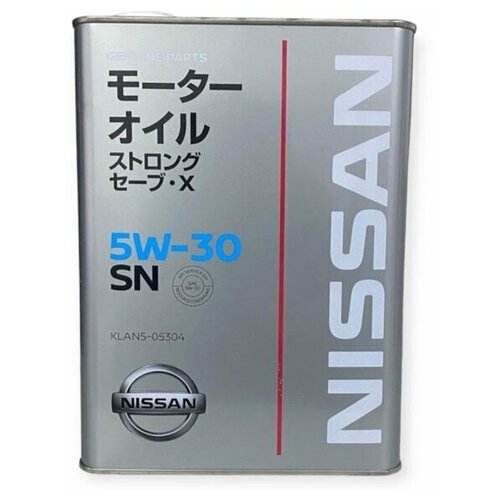 Nissan KLAN5-05304 Масло моторное strong save x 5w-30 sn 4l