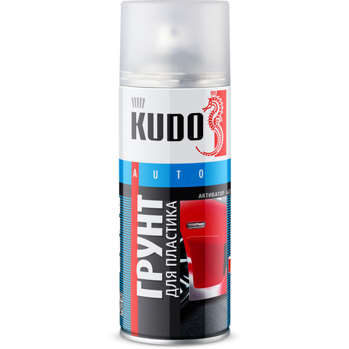 KUDO KU-6000 грунт для пластика прозрачный (активатор адгезии) аэрозоль 520 мл\